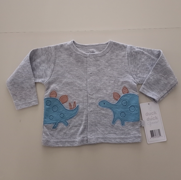 Infant Boys Long Sleeve Dinosaur Top Size 3/6 Months NWT - Picture 1 of 11